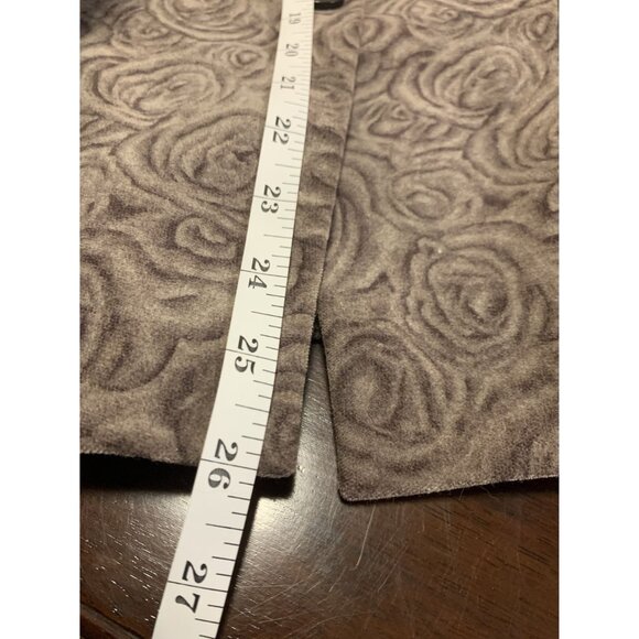 Jones NY Velvet Floral Cropped Button Up Blazer Size S - Picture 6 of 7